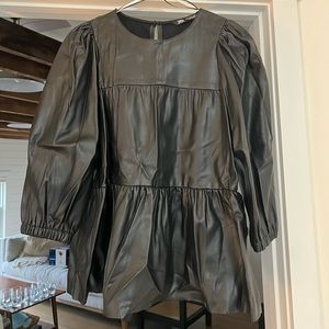 ZARA Leather Top
